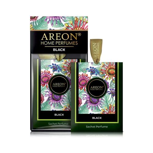Air freshener suitable for wardrobes Areon Sachet, scent Premium Black