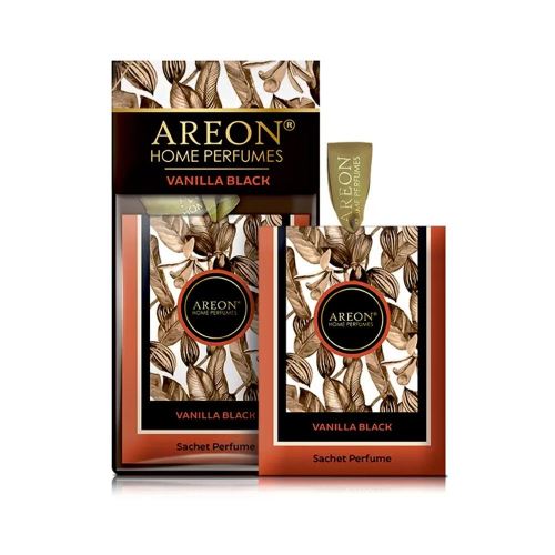 Lufterfrischer geeignet für Kleiderschränke Areon Sachet, Duft Premium Vanille Schwarz