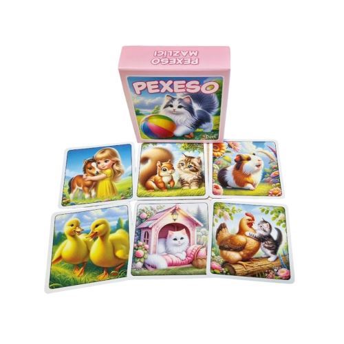 PEXESO Haustiere in einer Schachtel