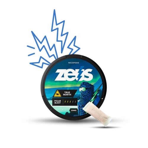 ZEUS True North 20mg nicotine pouches