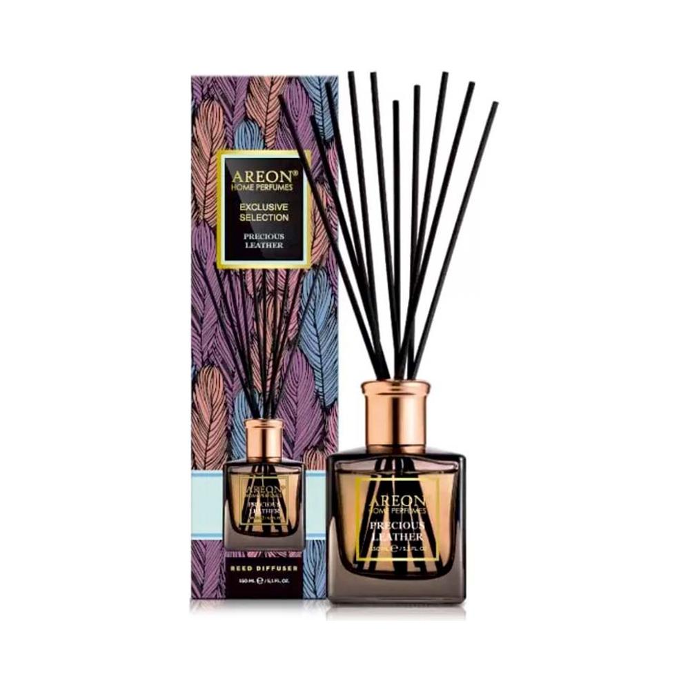 Aróma difuzér Areon Home Perfume Sticks 150 ml - vôňa Leather, edícia Exclusive