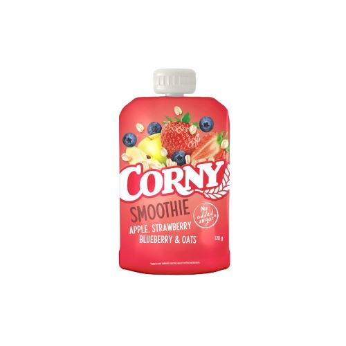 CORNY Smoothie - Apfel, Erdbeere, Heidelbeere Haferflocken 120g