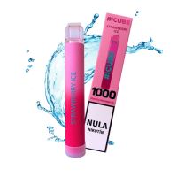 Elektronická cigareta #iCUBE 1000 - Strawberry Ice BEZ NIKOTÍNU 0mg