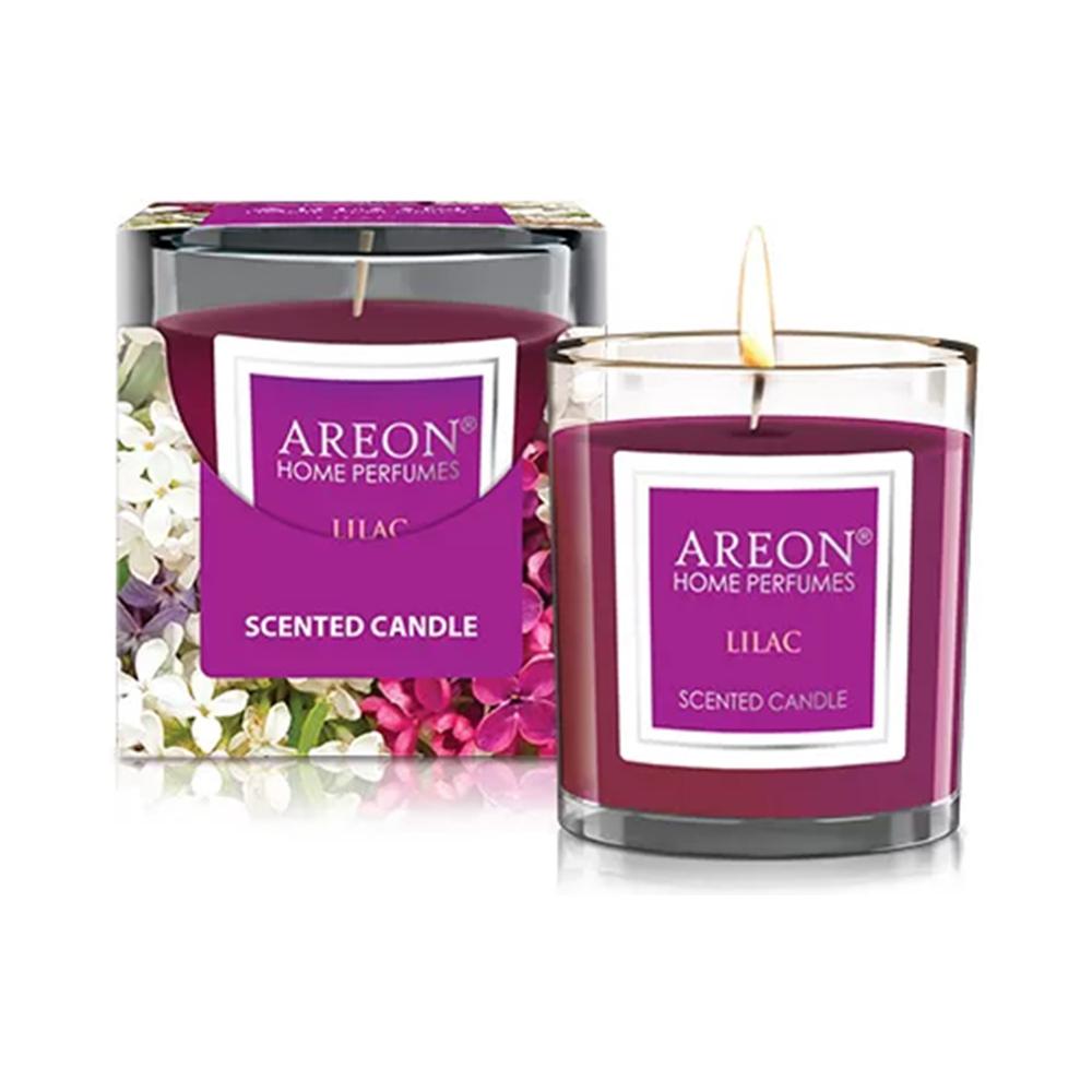 Vonná sviečka Areon, vôňa Lilac, 120g
